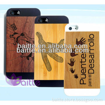 OEM pattern wood case for iphone 5s for wood iphone 5s" case carved natural pattern